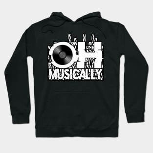 OH Musically Zebra Strong Hoodie